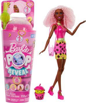 Лялька Ягода Барбі Barbie Pop Reveal Doll & Accessories, Bubble Tea Series HTJ20 КБ0141 фото