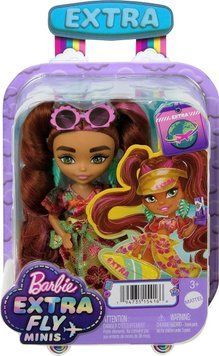 Лялька Barbie Extra Minis Travel Beach Барбі Екстра Мініc Пляж HPB18 КБ0108 фото