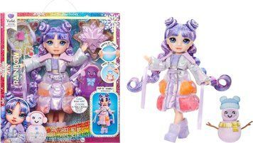 Лялька Rainbow High Winter wonderland Віолетта з аксесуарами 120865 КР0015 фото