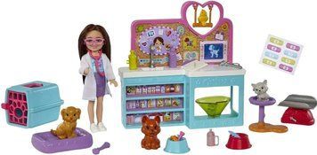 Ігровий набір лялька Барбі Челсі Ветеринарна клініка Barbie Chelsea Pet Vet Playset HGT12Ігровий набір лялька Барбі Челсі Ветеринарна клініка Barbie Chelsea Pet Vet Playset HGT12Ігровий набір лялька Барбі Челсі Ветеринарна клініка Barbie Chelsea Pet Vet P КБ0148 фото