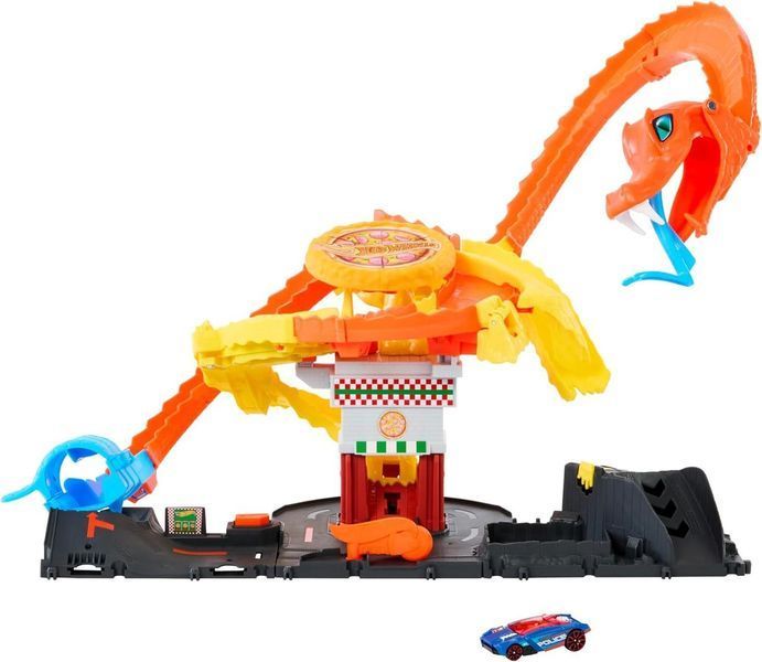 Игровой набор Hot Wheels Pizza Slam Cobra Attack Атака Кобры HTN81 ХВ0018 фото