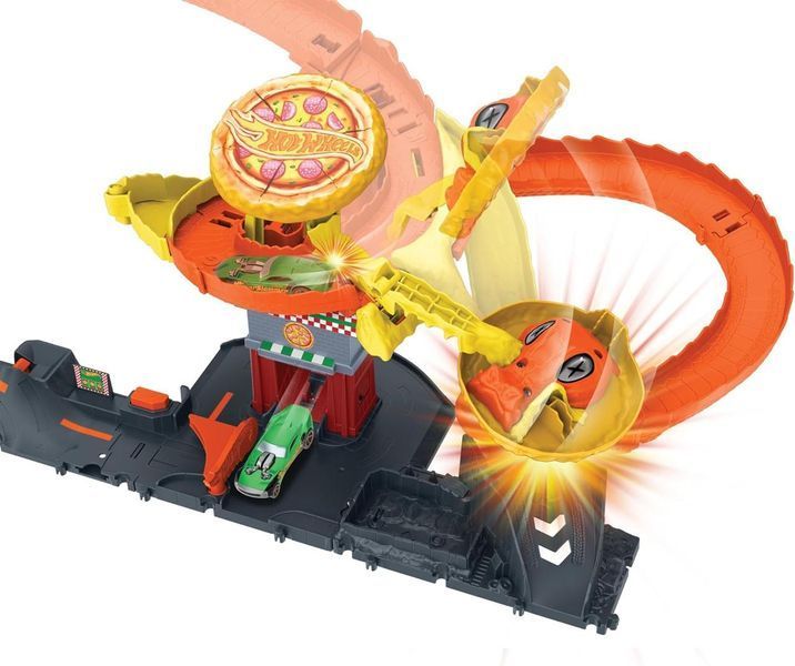 Игровой набор Hot Wheels Pizza Slam Cobra Attack Атака Кобры HTN81 ХВ0018 фото