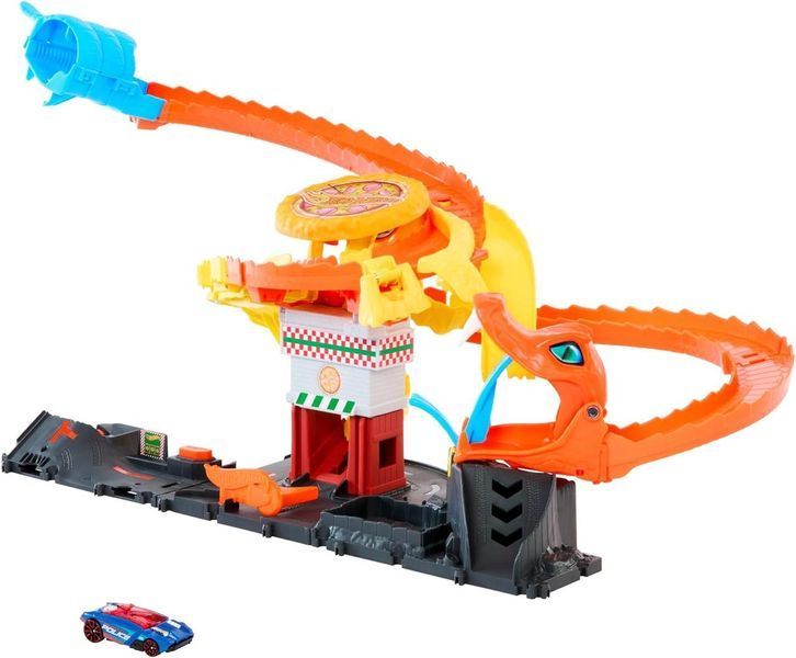 Игровой набор Hot Wheels Pizza Slam Cobra Attack Атака Кобры HTN81 ХВ0018 фото