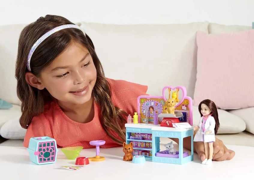 Ігровий набір лялька Барбі Челсі Ветеринарна клініка Barbie Chelsea Pet Vet Playset HGT12Ігровий набір лялька Барбі Челсі Ветеринарна клініка Barbie Chelsea Pet Vet Playset HGT12Ігровий набір лялька Барбі Челсі Ветеринарна клініка Barbie Chelsea Pet Vet P КБ0148 фото