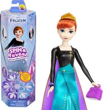 Ігровий набір сюрприз лялька Disney Frozen Anna Fashion Doll Set Spin HXD27 КД0026 фото