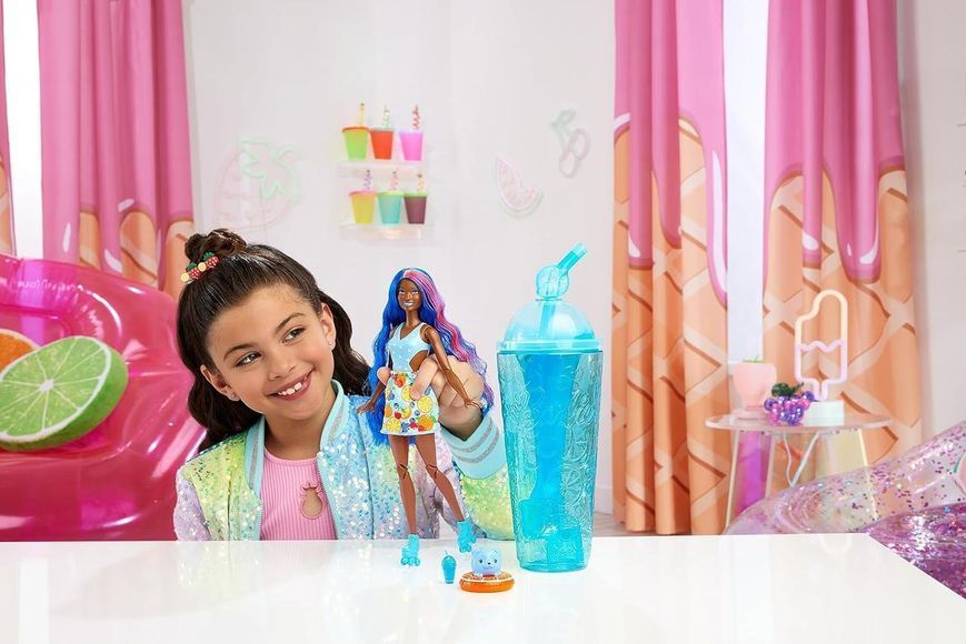 Кукла Barbie Барби Сочные фрукты Витаминный пунш HNW42 КБ0023 фото