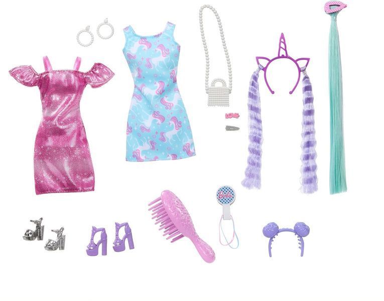 Набор с куклой Барби Удивительные прически Barbie Fun and Fancy Hair collection JDC86 КБ0044а фото