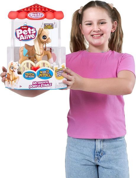 Интерактивная Пони игрушка лошадка Pets Alive My Magical Pony Interactive Robotic 9546 РА0031 фото