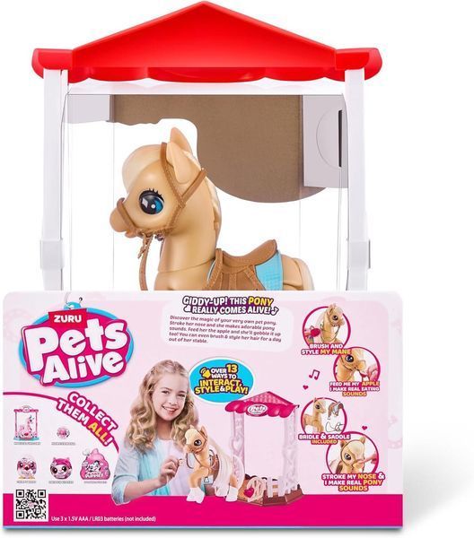 Интерактивная Пони игрушка лошадка Pets Alive My Magical Pony Interactive Robotic 9546 РА0031 фото