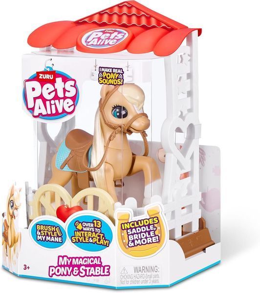 Интерактивная Пони игрушка лошадка Pets Alive My Magical Pony Interactive Robotic 9546 РА0031 фото