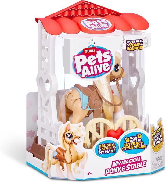 Интерактивная Пони игрушка лошадка Pets Alive My Magical Pony Interactive Robotic 9546 РА0031 фото