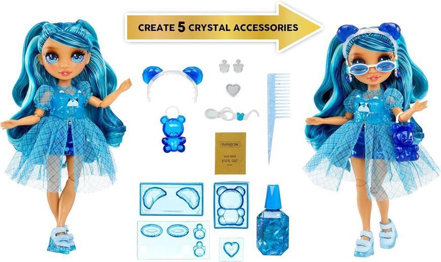 Кукла Рейнбоу Хай Скайлер Брэдшоу Креативные кристаллы Rainbow High Creative Crystals Skyler 522911 КР0017 фото