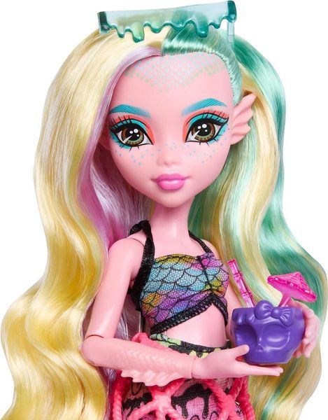 Лялька Monster High Scare-adise Island Snack Shack LAGOONA BLUE - Ігровий набір Монстер Хай Лагуна Блю HRP70 КМ0034 фото
