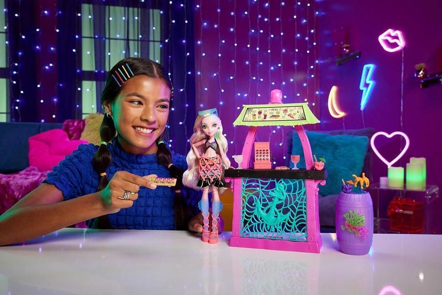 Лялька Monster High Scare-adise Island Snack Shack LAGOONA BLUE - Ігровий набір Монстер Хай Лагуна Блю HRP70 КМ0034 фото
