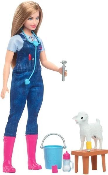 Кукла Барби ветеринарная ферма Barbie Farm Veterinarian HRG42 КБ0012 фото