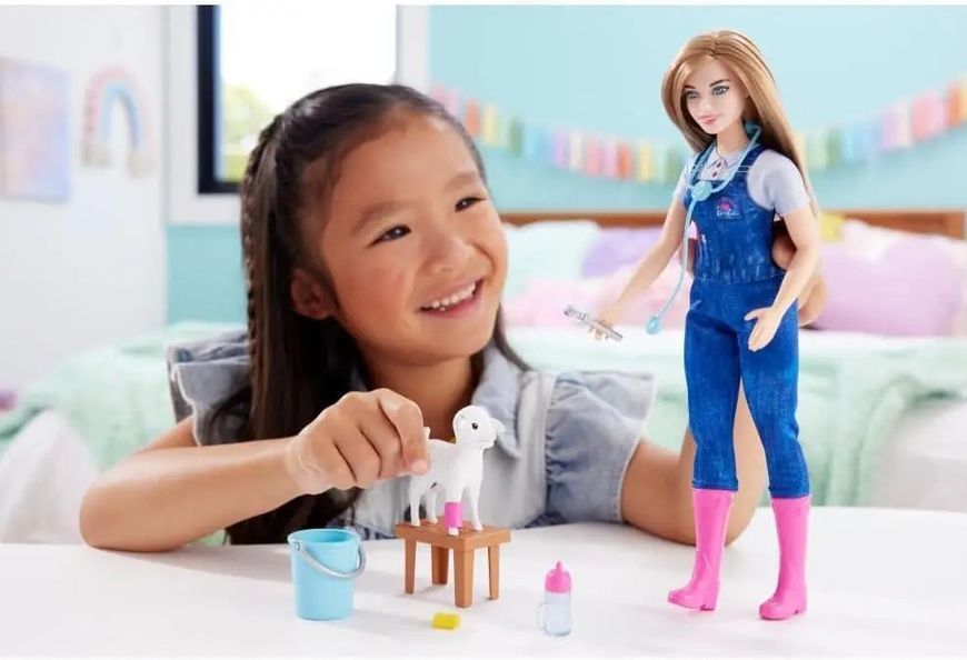 Кукла Барби ветеринарная ферма Barbie Farm Veterinarian HRG42 КБ0012 фото