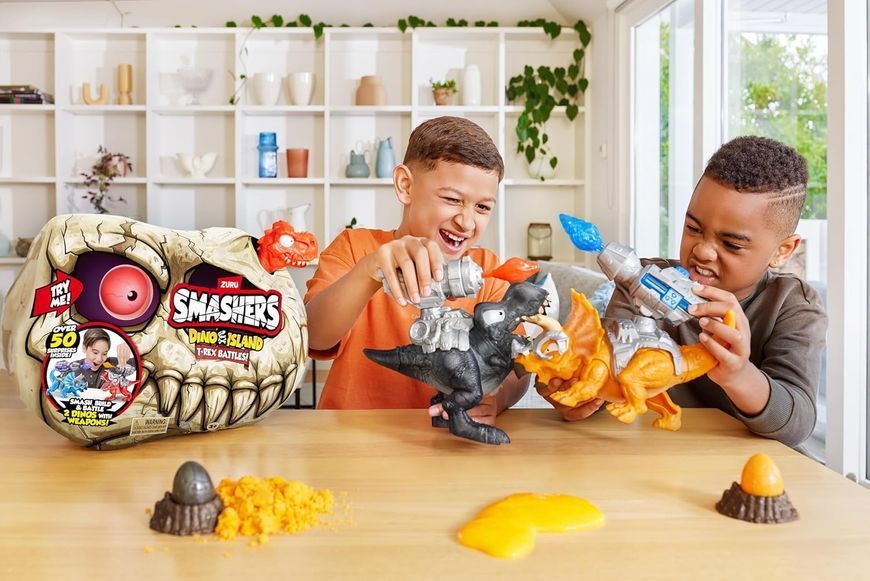 Ігровий набір Smashers Dino Island Діно Череп Червоний 74102A РА0025 фото