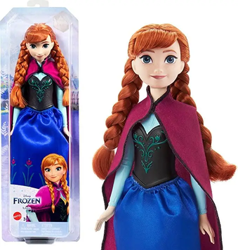 Лялька Анна Холодне серце Disney Frozen Anna Fashion Doll HLW49 КД0019 фото