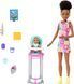 Игровой набор с куклой Скиппер Няня Barbie Skipper Doll & Playset with Accessories Babysitting Set HTK34 КБ0004 фото 1