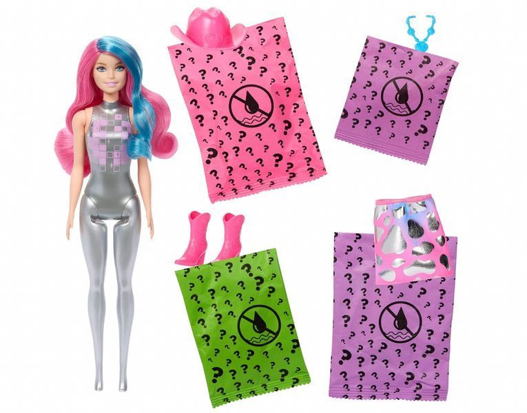 Лялька-сюрприз Barbie Color Reveal Зірки диско JCP01 КБ0052 фото