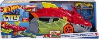 Игровой набор Хот Вилс Транспортер Дракон Hot Wheels Dragon Launch Transporter ХВ0009 фото