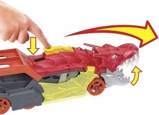 Игровой набор Хот Вилс Транспортер Дракон Hot Wheels Dragon Launch Transporter ХВ0009 фото