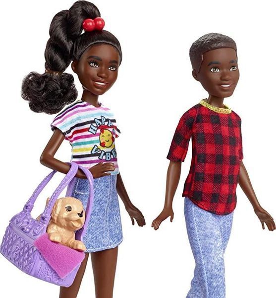 УЦЕНКА (Примятая коробка) Игровой набор Барби It Takes Two Doll Twins Playset HDF76 КБ0057 фото