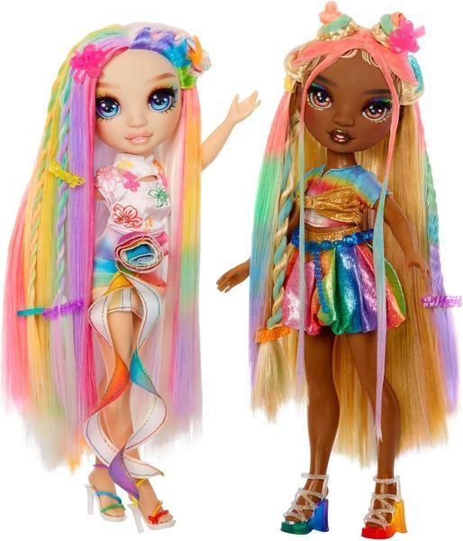 Кукла Рейнбоу Хай Амая Рейн Rainbow High Amaya Raine серии Hair Chalk & Style 526780 КР0020 фото
