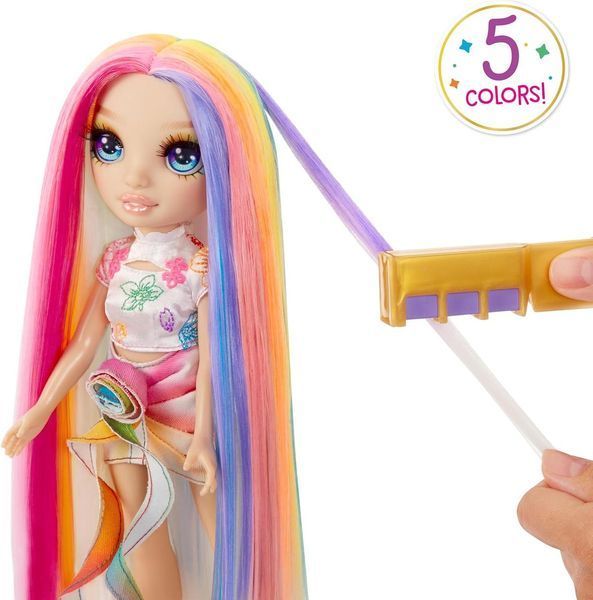Кукла Рейнбоу Хай Амая Рейн Rainbow High Amaya Raine серии Hair Chalk & Style 526780 КР0020 фото