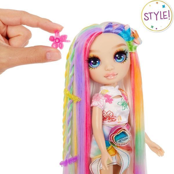 Кукла Рейнбоу Хай Амая Рейн Rainbow High Amaya Raine серии Hair Chalk & Style 526780 КР0020 фото