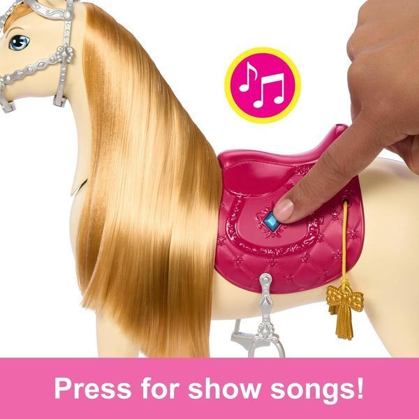 Інтерактивний Кінь Барбі Торнадо зі звуками Barbie Dancing Horse The Great Horse Chase Tornado HXJ42 КБ0041 фото