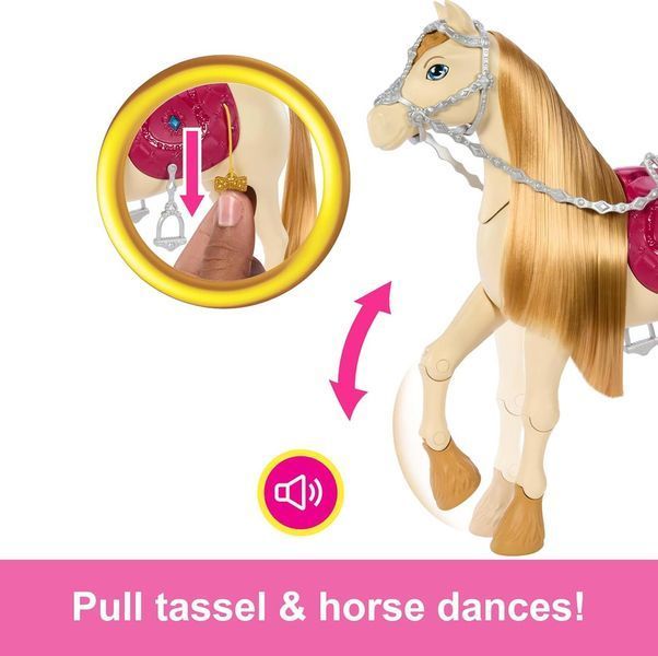 Інтерактивний Кінь Барбі Торнадо зі звуками Barbie Dancing Horse The Great Horse Chase Tornado HXJ42 КБ0041 фото