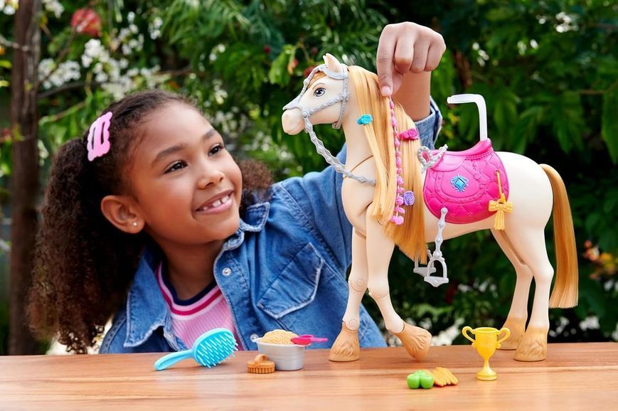 Інтерактивний Кінь Барбі Торнадо зі звуками Barbie Dancing Horse The Great Horse Chase Tornado HXJ42 КБ0041 фото