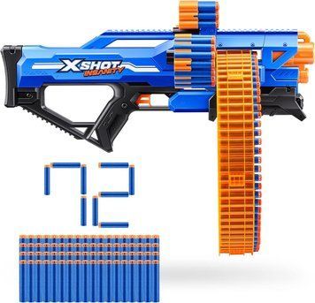 Швидкострільний бластер Zuru XSHOT Insanity Mega Barrel Includes 72 Darts 36609 ХС0011 фото
