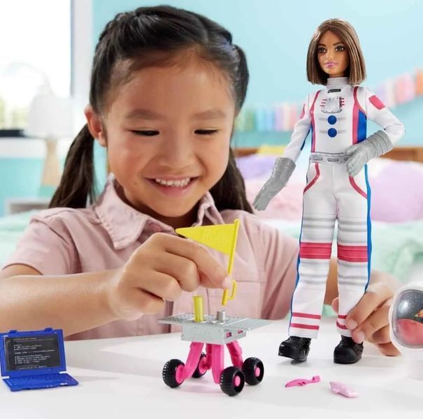 Кукла Barbie Астронавт Barbie Careers Playset, 65th Anniversary Astronaut HRG45 КБ0018 фото