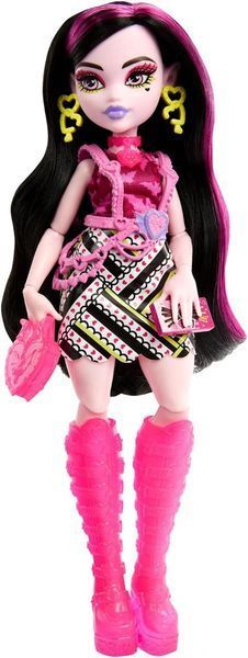 Кукла Дракулаура Неон Monster High Skulltimate Secrets HNF78 КМ0023 фото