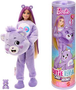 Кукла Барби Заботливые Мишки в костюме фиолетового цвета Cutie Reveal Care Bears Share Bear Costume JCN94 КБ0054 фото