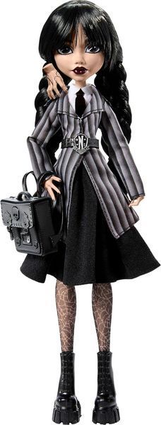 Кукла Monster High X Wednesday Венздей в школьной форме HXJ04 КМ0047 фото