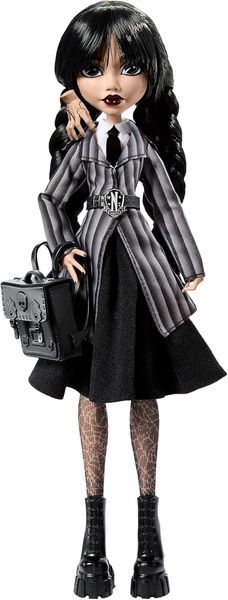 Кукла Monster High X Wednesday Венздей в школьной форме HXJ04 КМ0047 фото