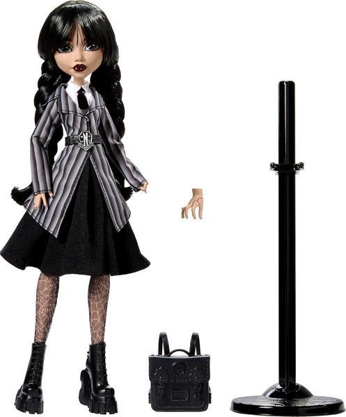 Кукла Monster High X Wednesday Венздей в школьной форме HXJ04 КМ0047 фото