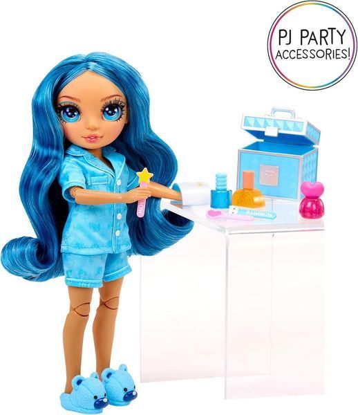 Лялька Rainbow High Junior High PJ Party Скайлер 530947 КР0016 фото