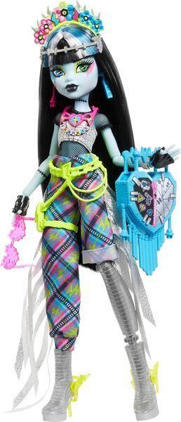 Лялька Монстер Хай Френкі Штейн Monster High Fest Frankie Stein Монстро-фестиваль Doll Glam Outfit HXH79 КМ0048 фото