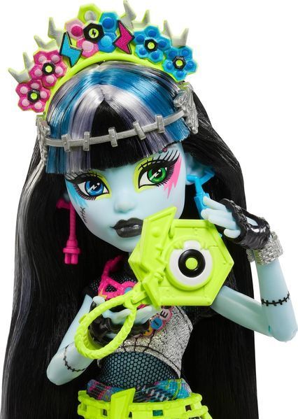 Лялька Монстер Хай Френкі Штейн Monster High Fest Frankie Stein Монстро-фестиваль Doll Glam Outfit HXH79 КМ0048 фото