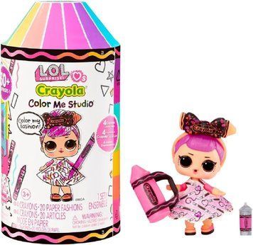 Кукла ЛОЛ Супрайз Loves CRAYOLA Color Me Художественная Студия Крайола 505273 ЛОЛ0025 фото