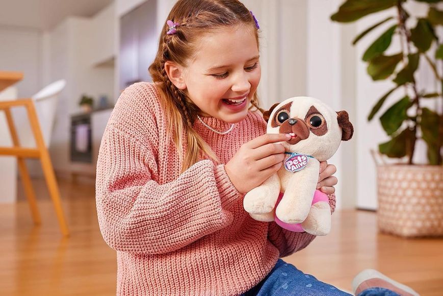 Интерактивный игровой набор Pets & Robo Alive Щенки-озорники Мопс 9542D РА0003D фото