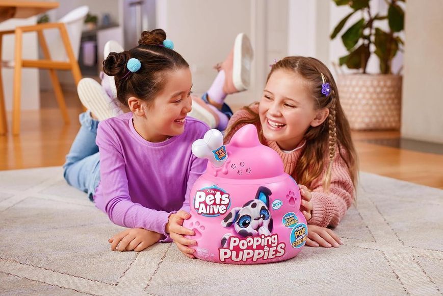 Интерактивный игровой набор Pets & Robo Alive Щенки-озорники Мопс 9542D РА0003D фото