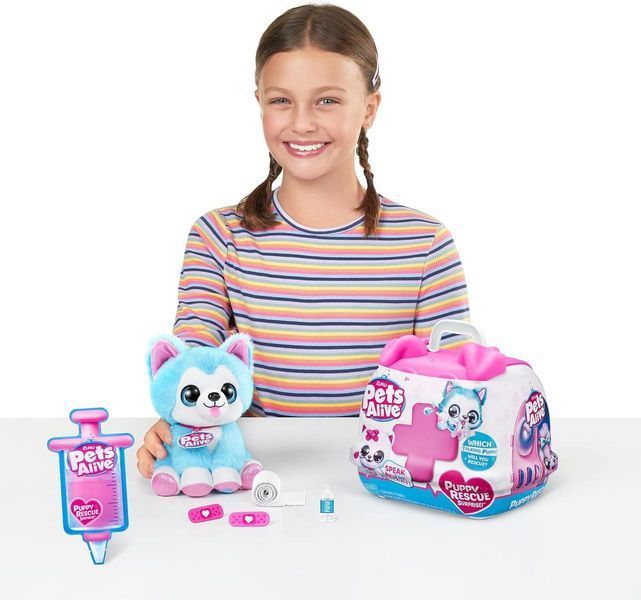 Интерактивная игрушка Pets Alive Pet Shop Surprise Повторюшка сплюшка Pomeranian 9540A РА0009A фото