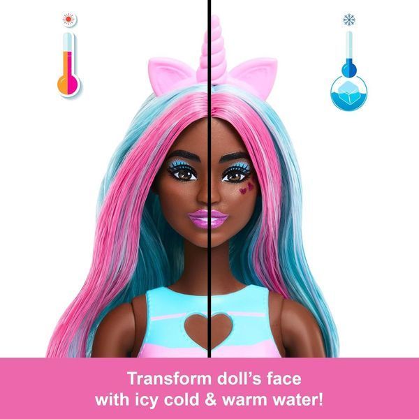 Кукла Барби Единорог Barbie Pop Reveal Series Doll & Accessories Set, Shakes Series, Scented Unicorn КБ0049 фото