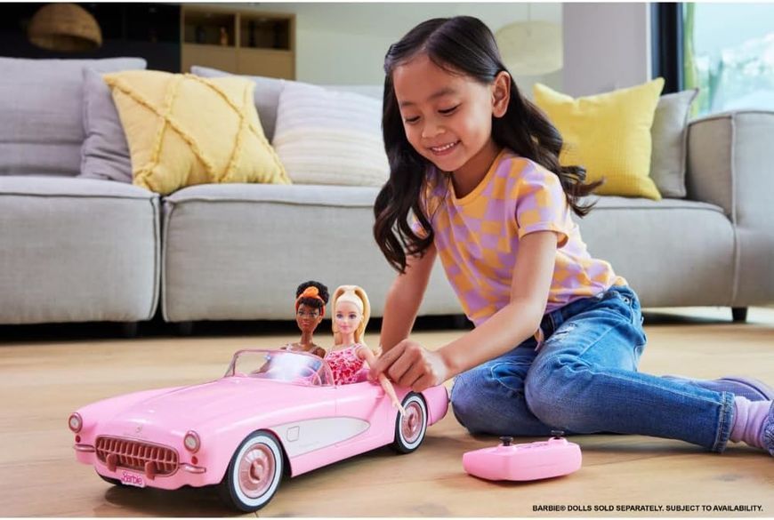 Корвет Кабриолет Hot Wheels RC Barbie Corvette на дистанционном управлении HPW40 КБ0001 фото