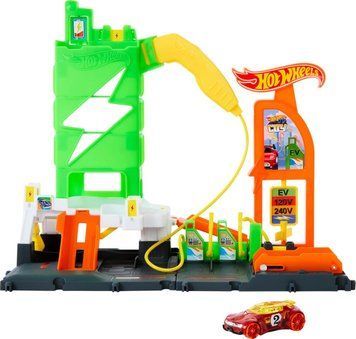 Ігровий набір заправна станція Hot Wheels City Track Set Super Recharge Fuel Station HTN79 ХВ0022 фото